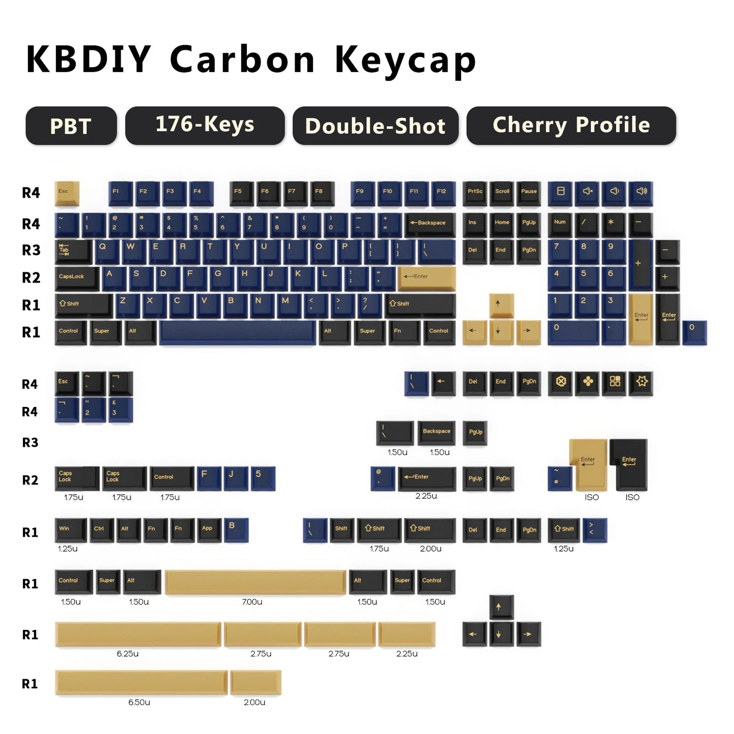 KBDiy GMK Keycap Double Shot GMK Olivia Shoko Jamon WOB Red Samurai Botanical PBT Keycaps Cherry Profile for Mechanical Keyboard