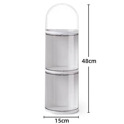 Display Box for Transparent Acrylic Rotating Wall Hanging Blind Box Storage for LEGO Doll Model Kits Cabinet for Pop Mart