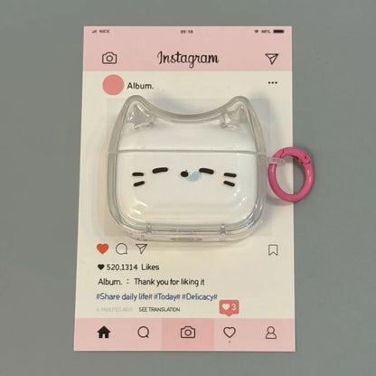 Kawaii Quicksand Hello Kitty Airpods Pro3 Protect Case Cartoon 1/2/3 Generation Bluetooth Earphone Decoration Case Holiday Gifts