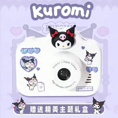 Sanrio Kuromi small camera toy children's camera HD Melody my melody mini birthday gift travel can connect to mobile phone