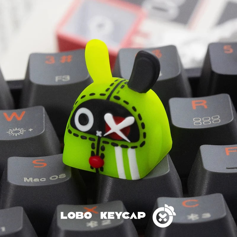 Zenless Zone Zero Bangboo Keycap Anime Mechanical Keayboard Keycap Resin Art Cute Keycaps For PC Gamer Custom Accessories Gift