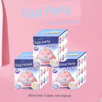 Egg Puff Party Game In Stock Desktop Blind Box Hand Office