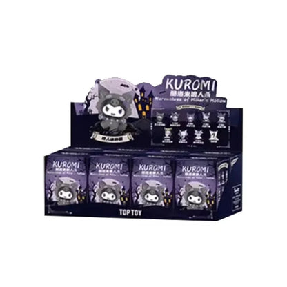 MINISO Sanrio Blind Box Kuromi Werewolf Kill Series Mystery Box Children's Day Christmas Gift Toys Desk Ornament Doll Genuine