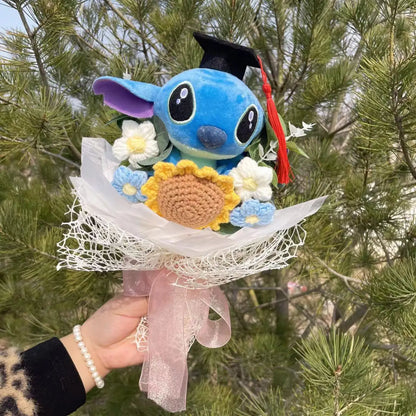 Cartoon Anime Series Plush Kids Toys Graduation Bouquet Children's Day Valentine's Day  Birthday Christmas Graduation Gifts