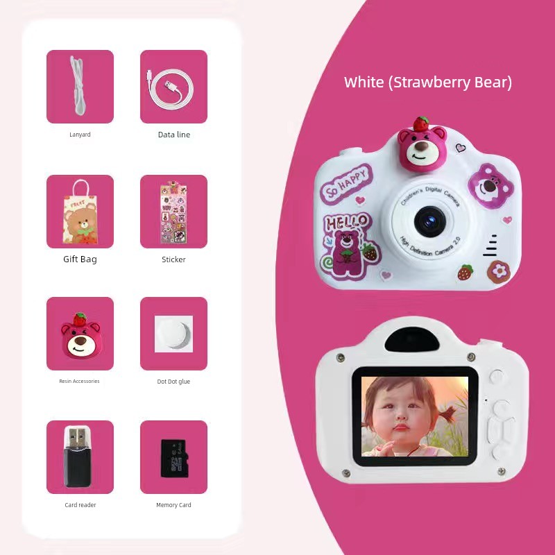 3-8 Years Old Girl Clow M Kids Camera