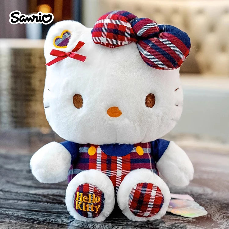 Kawaii Sanrio Anime Hello Kitty Kuromi Cartoon Cute Stuffed Toys Plushier Soft Pillow Child Party Kid Birthday Gift Plush Dolls