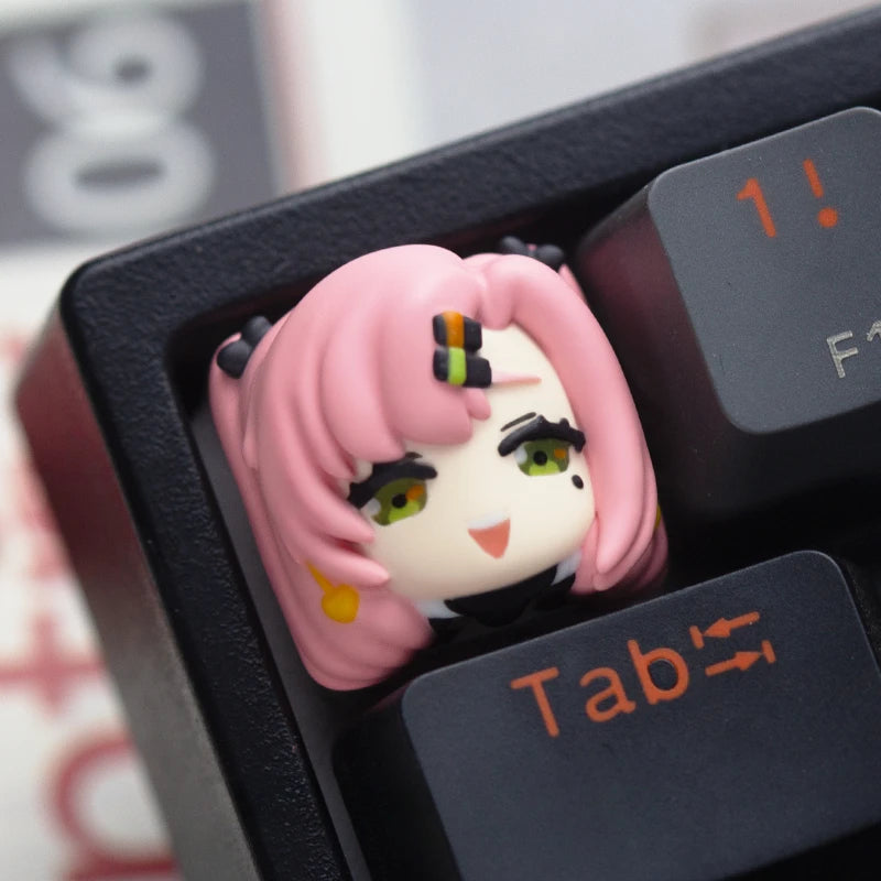 Ellen Joe Anime Keycaps Resin Artisan Key Caps Mechanical Keyboard Accessories Zenless Zone Zero Custom Gaming Keycaps Nicole