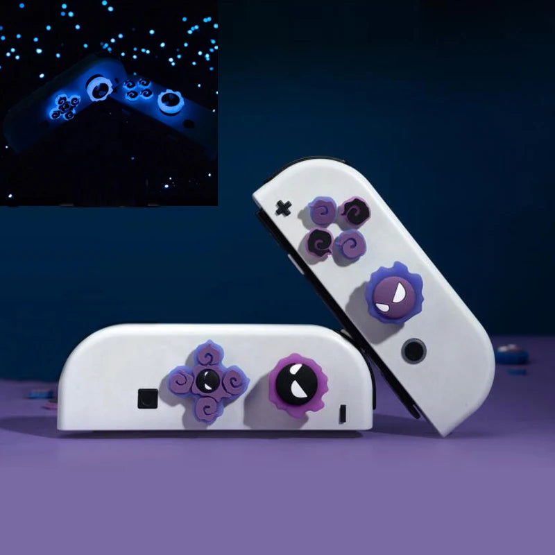 D-pad Move Cross Direction Button ABXY Key Sticker Joystick Thumb Stick Grip Cover For Nintend Switch OLED NS Joy-con Skin Case