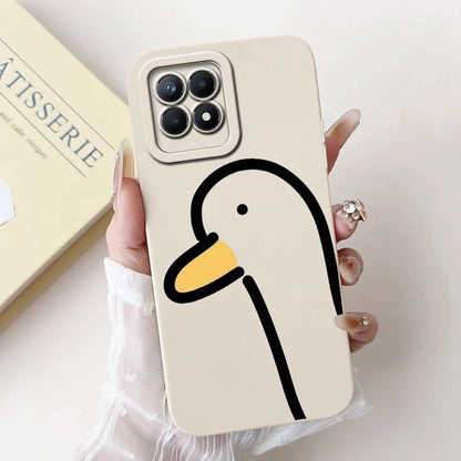 Lens Protective Case For Realme 8i RMX3151 Cute Cartoon Soft Silicone Back Cover For Realme8i Phone Cases