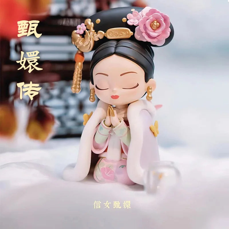 Genuine Legend Of Zhen Huan Ii Series Blind Box Play Doll Chinses Style Action Figurine Surprise Blind Box Girl'S Birthday Gift