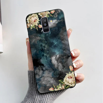 Case For Samsung A6 2018 Cover A 6 A600F Cartoon Cat Fox Soft Silicone TPU Phone Case For Samsung Galaxy A6 Plus 2018 A605F Case