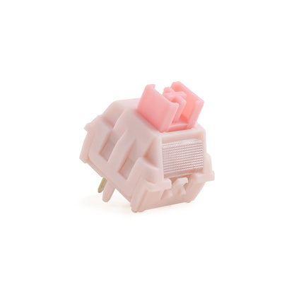 JKDK HAPE Lucy Gentle R2 Pink Switch Silent Linear 5pins Bottom out force 58g for Mechanical Keyboard Switch