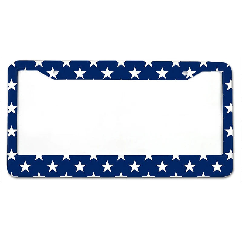 Earth Alliance Series American Standard Aluminum Alloy Car License Plate Cover Car Accessories Waterproof License Plate Cover