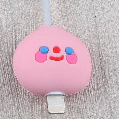 Anime Cable Protector For iPhone Cartoon Charger Protector Cable Winder Cute Organizer Data Line Protective Cover