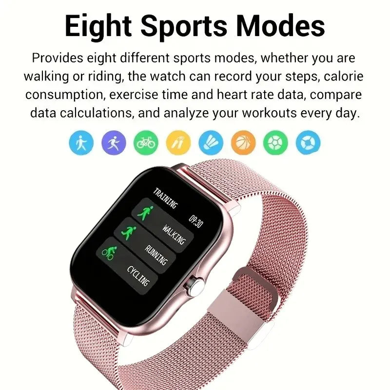 LIGE Smartwatch For Men Women Bluetooth Calling Bracelet Sport Fitness Smart Watch Gifts Digital Smartwatch Women Wristwatch Men