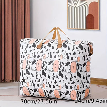 1Pcs Foldable Storage Bags for Clothes and Comforters - Extra Large Capacity for Moving and Packing Travel