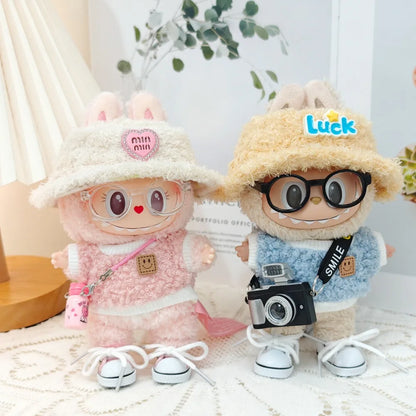 Labubu Ropa For 17cm Labubu Mini Doll Clothes Outfit Accessories Color Match Dolls Clothing Labubu outfit