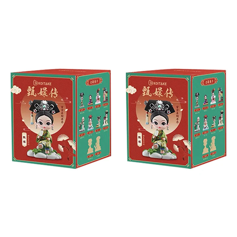 Genuine Legend Of Zhen Huan Ii Series Blind Box Play Doll Chinses Style Action Figurine Surprise Blind Box Girl'S Birthday Gift