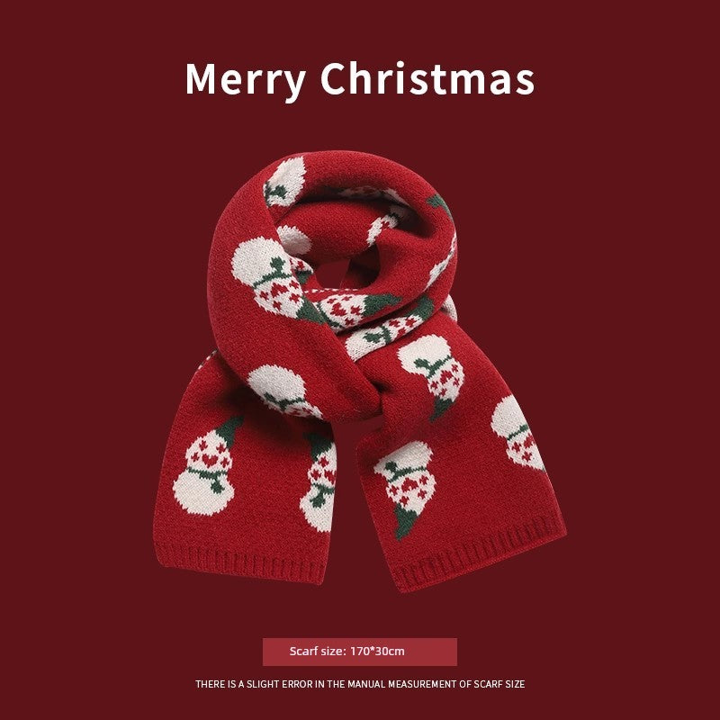 New Year Christmas Cute Female Winter Wool Gift