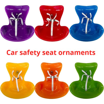 Labubu Car Safety Chair Doll Toy Accessories Car Air Conditioner Air Outlet Aromatherapy Clip Car Safety Seat Ornament No Doll