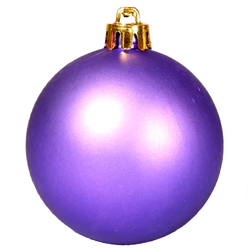 Purple Ball Christmas Decoration