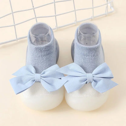 Newborn Baby Boy Shoes Embroidery Pattern Nonslip Floor Socks Kids Girls Soft Rubber Sole Crib Toddler Booties Child Sneakers