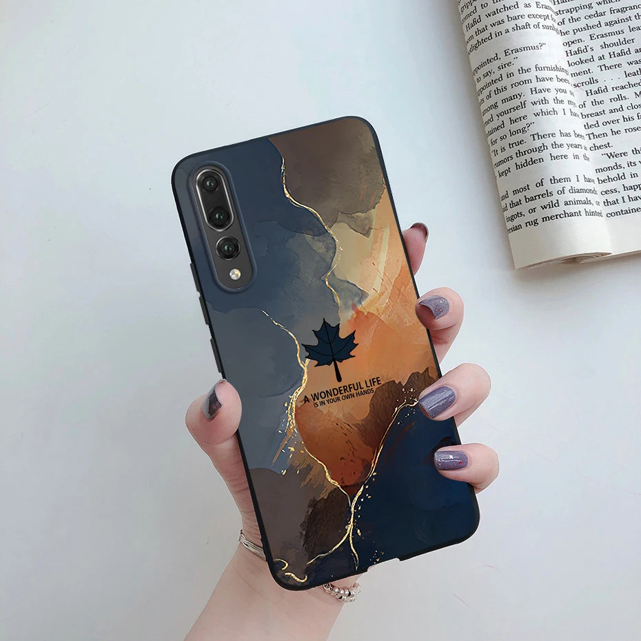 For Huawei P20 Pro Case TPU Soft Silicone Fashion Marble Phone Case For HuaweiP20 Pro P 20 P20Pro CLT-L29 Cover Coque Funda Para