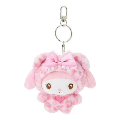 Sanrio Hello Kitty Kuromi Cinnamoroll Plush Doll Keychain Anime Backpack Pendant Decoration Cute Cartoon Plush Toy Children Gift