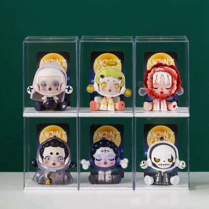 Dust-proof Acrylic Doll Toys Storage Organizer Box Mystery Box Display Stand Popmart Storage Box Case Blind Box Showcase