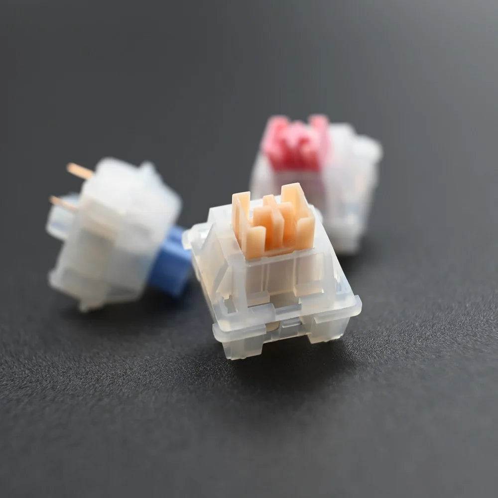 Outemu Switches Mechanical Keyboard Lubed Switch 5Pin Silent Tactile Linear Blue Pink Yellow Jade Custom Gaming DIY MX Switches