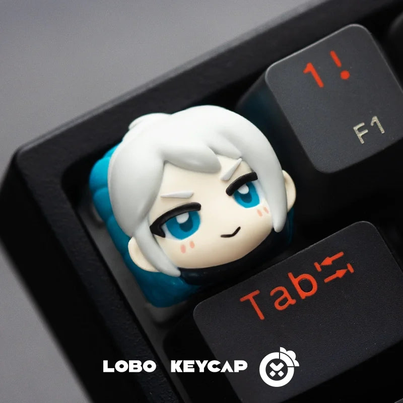 New Valorant Game Theme Keycaps Jett Sage Omen Killjoy Sentinel Duelist Personalized  Resin Art Mechanical Keyboard Key Cap