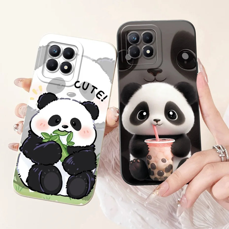 Lens Protective Case For Realme 8i RMX3151 Cute Cartoon Soft Silicone Back Cover For Realme8i Phone Cases