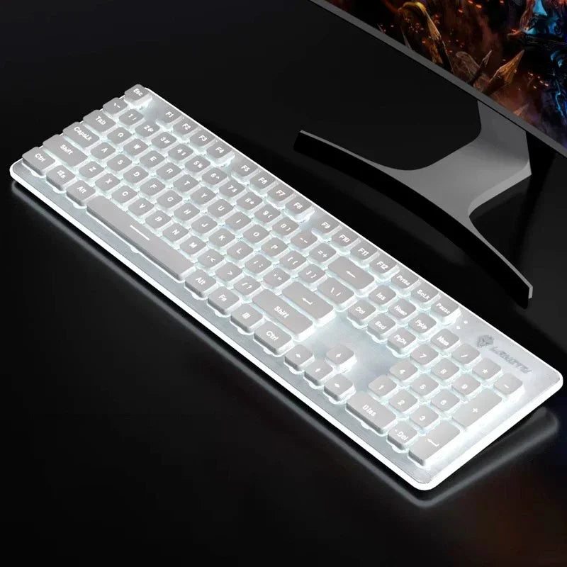 LangTu L1 Mechanical Touch Silent Esports Games Office Backlight Wire Wireless Keyboard Desktop Notebook d Customize Keyboards