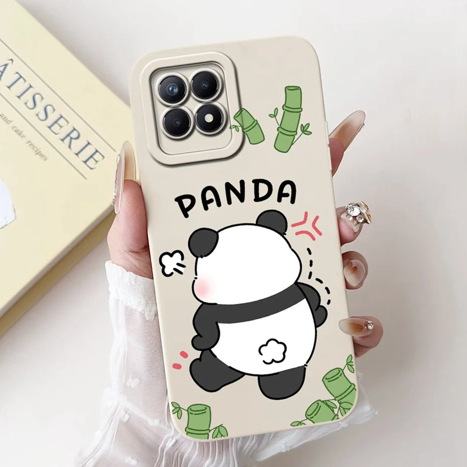 Lens Protective Case For Realme 8i RMX3151 Cute Cartoon Soft Silicone Back Cover For Realme8i Phone Cases