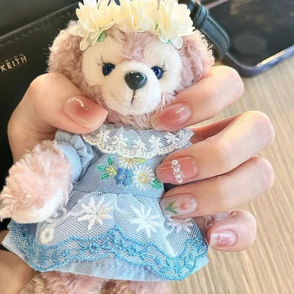 New Kawaii Disney Shelliemay Duffy Stellalou Plush Doll Pendant Messenger Bag Small Pendant Key Chain Girl Heart Christmas Gifts