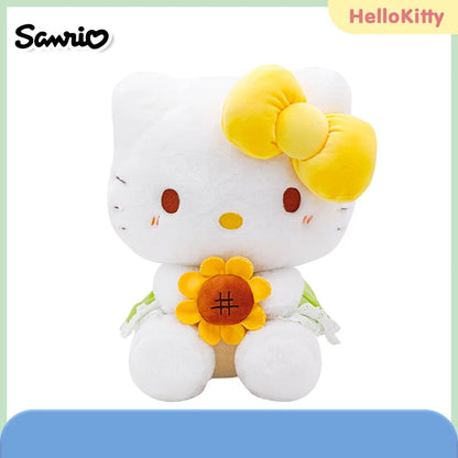 Sanrio Hello Kitty Cinnamoroll Anime Cute Cats Children Stuffed Toys Plush Toys Kawaii Baby Birthday Party Gifts Dolls For Girls