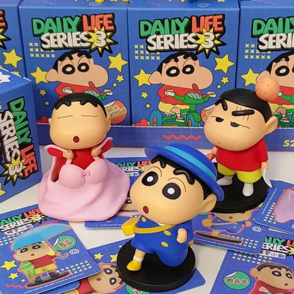 Anime Crayon Shin chan Blind Box Daily Life Series 3rd Generation Blind Box Doll Toy Series Model Ornament Toy christmas Gift