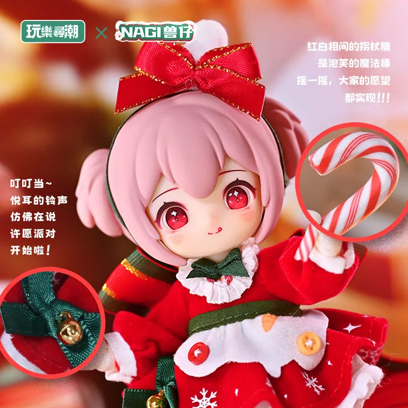 Original Nagi Jointly Movable Bjd Christmas Gift Kindergarten Wishing Party Series Action Figure Model Garage Kit Kid Xmas Toy