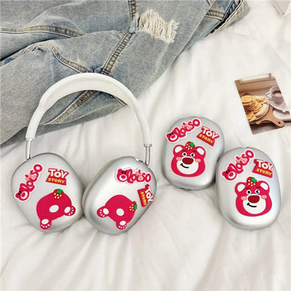 Cute Cartoon Anime Role Hello Kitty Earphone Protective Case for AirPods MAX Soft Lovely Clear Hot Sale Anti-fall Protect Cover