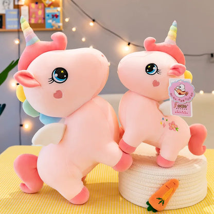 30-40cm Kawaii Unicorn Pony Doll Plush Toy Kids Birthday Gift Doll Pillow/Cushion Christmas Gift for Family and Friends