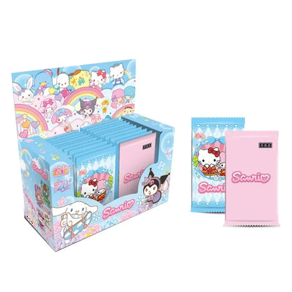 HelloKitty Card Global Travel Theme Collection Cards Sanrio Series Pink Cute Cards Genuine Authorized Collection Card