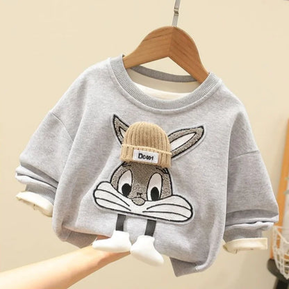 Autumn Kid Boy Clothes Set Cartoon Printed Sweatshirts Pullover Top and Pants Bottom 2pcs Suit Children Girls Outfits Tracksuits