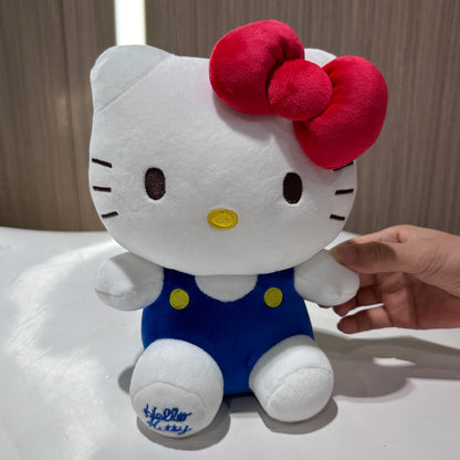 100% Genuine Sanrio Hello Kitty Kuromi Melody Cartoon Plush Stuffed Toys Soft Pillow Plushies Cute Doll Birthday Gifts For Girl