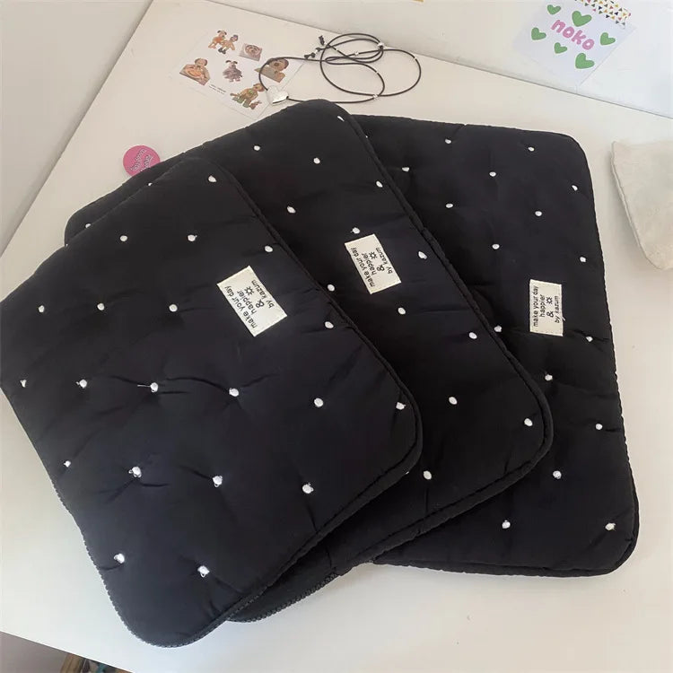 Cute Laptop Sleeve Zipper Cover Computer Carrying Bag For Macbook/LG/Samsung 13/14/15.6/16 inch Huawei Xiaomi iPad 11 inch Pouch