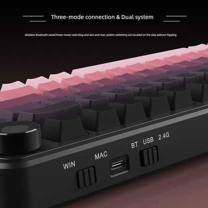 Ajazz 8000mah Wireless Matching Mechanical Keyboard