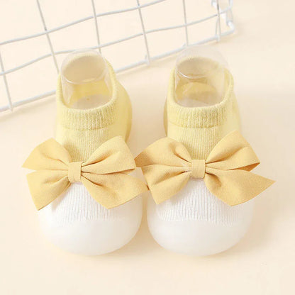 Newborn Baby Boy Shoes Embroidery Pattern Nonslip Floor Socks Kids Girls Soft Rubber Sole Crib Toddler Booties Child Sneakers