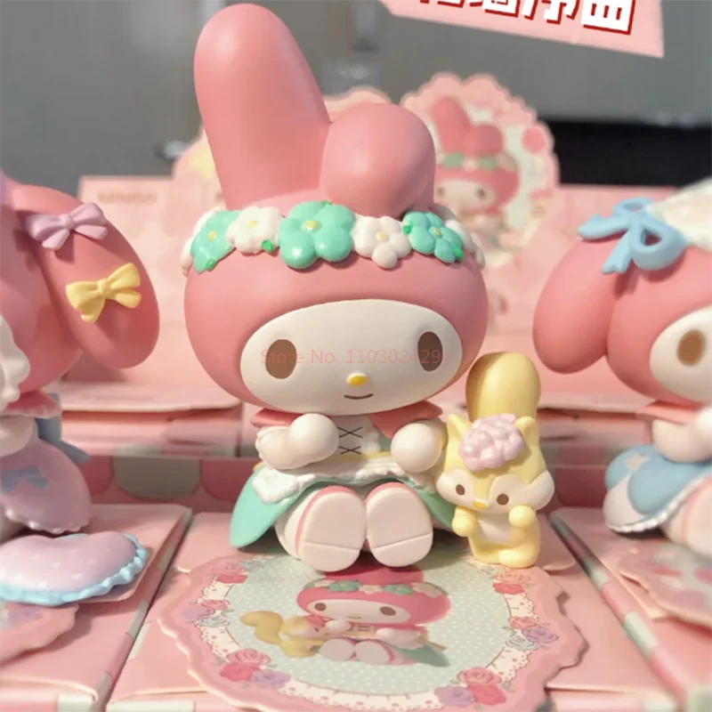 Sanrio MyMelody The Mystic Tea Party Series  Blind Box Anime Figure Desktop Decoration Mystery box Girls Children's Toy Holiday