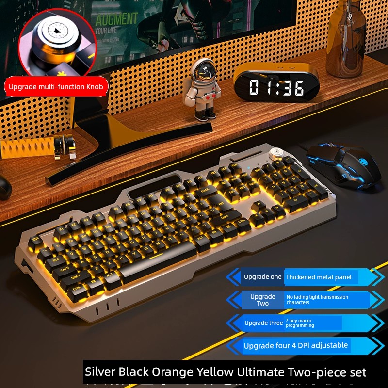 Pioneer Real Mechanical Feeling Wireless Keyboard and Mouse