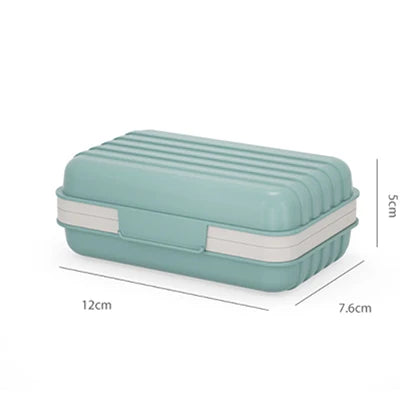 Bathroom Soap Dish With Lid Home Plastic Soap Box Keeps Soap Dry Soap Dish Travel Essentials