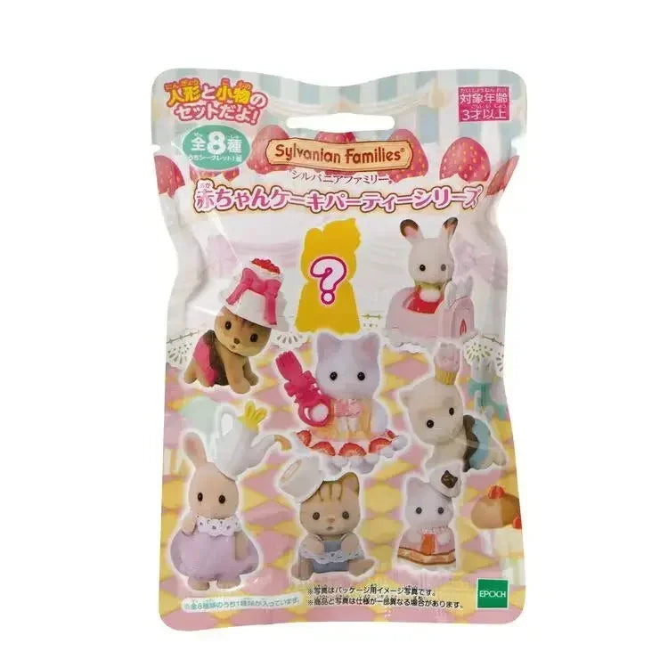 Sylvanian Families Blind Box Baby Mini Figure Dress Up Forest Family Cake Mystery Box Lucky Bag Cute Birthday Gifts For Children